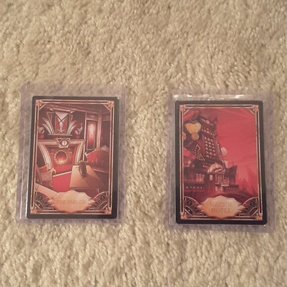 Hazbin Hotel Trading Card Lot of 2 The Parlor 32/50 and Hazbin Hotel 17/50 - Picture 1 of 4